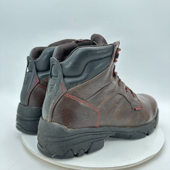 Wolverine Merlin Men Sz 12M Brown Leather Composite Toe 6" Waterproof Work Boot - Picture 5 of 14